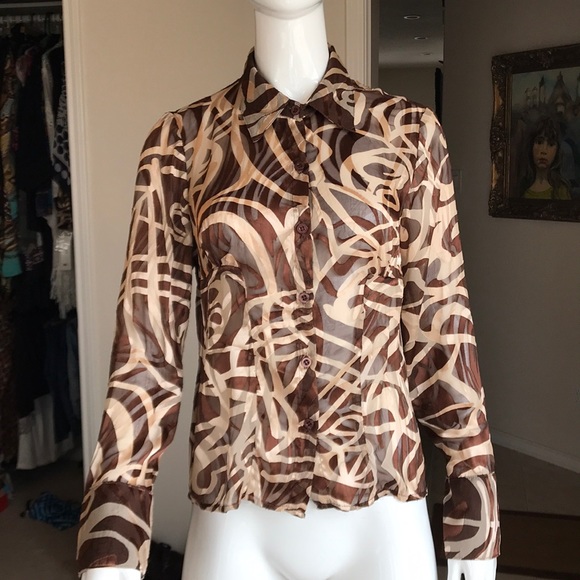 Bentley A. Spellbound Roni button down blouse - Picture 1 of 6